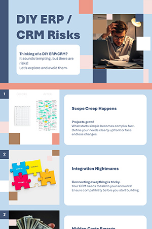 Top 5 Risks of DIY ERP/CRM Implementations
