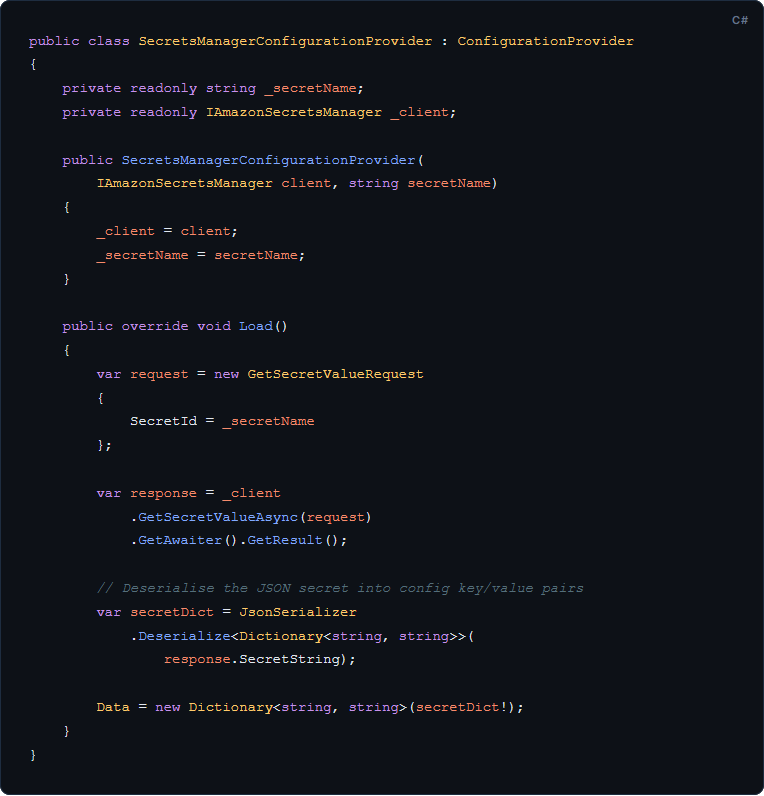 Build a Configuration Provider